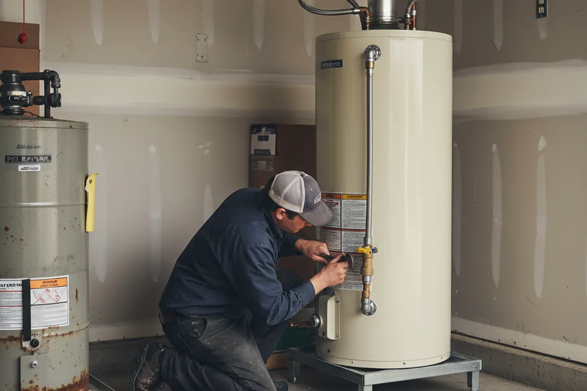 Water heater and shutoff valve replacement in Cheyenne