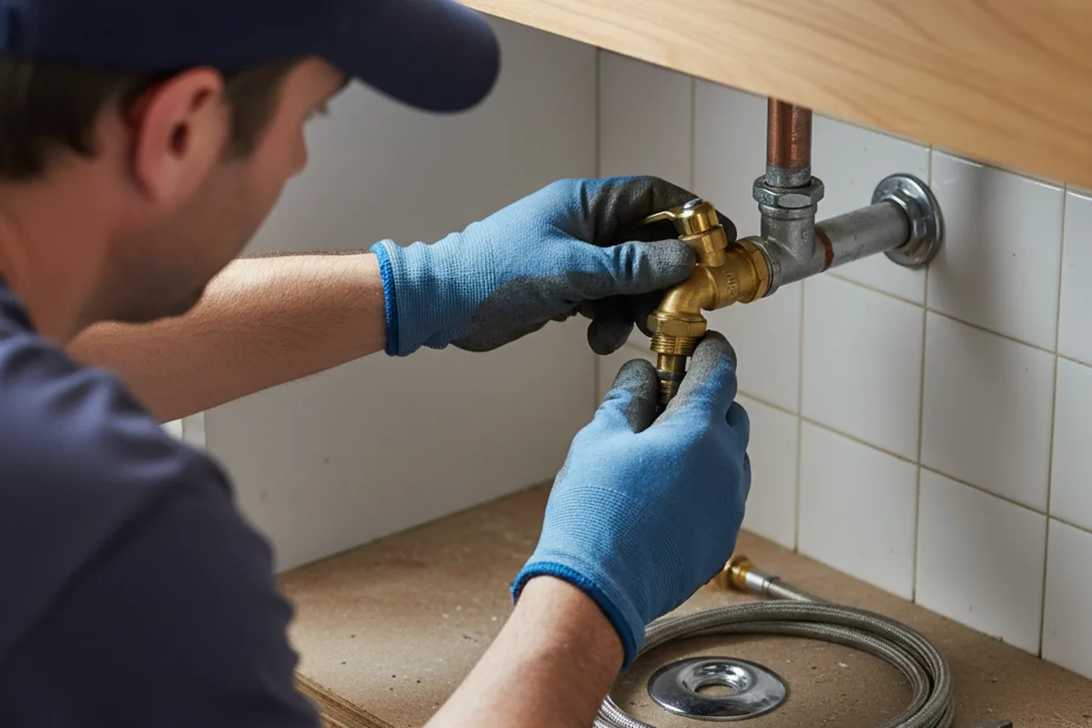 Shutoff valve and fitting work during Emergency Plumbing in Cheyenne